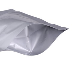 New Heavy Duty Silver Stand Up Mylar QuickQlick™ Resealable Bags Different Sizes
