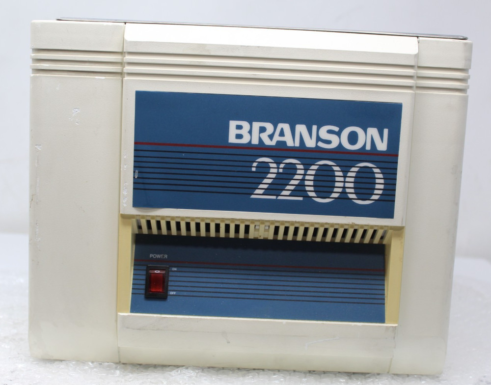 TESTED / Branson B2200R-2 Ultrasonic Cleaner 117V AC 0.75 gallon 40KHz w/Heat