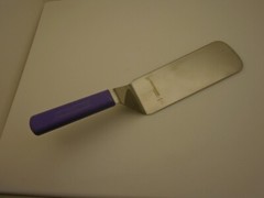Dexter USA 8X3 Set (2) Spatula Turners Stainless Semi Flex Purple Handle S286-8