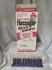 Gold Medal Flossugar Wacky Bubble Gum Cotton Candy Mix 3.25lb Sealed