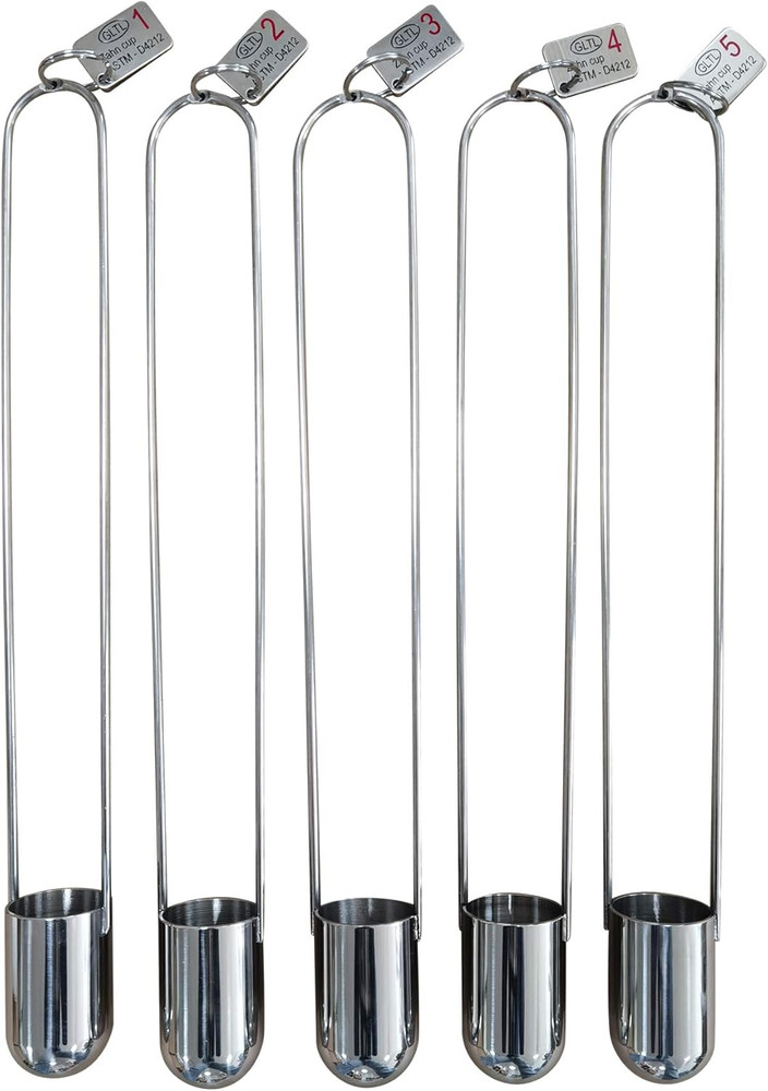 Zahn Immersion Viscosity Cup Viscometer 44Ml Cup Volume (1#/2#/3#/4#/5#) for Tes