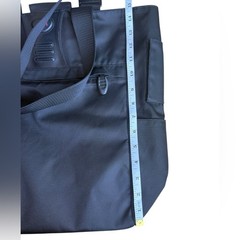 Tumi Tote Bag Black Business Travel Carry Heavy Nylon Magnetic Closure 15x12x5