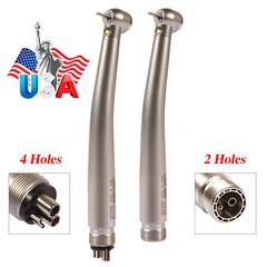 E-generator Dental LED Fiber Optic High Speed Handpiece 2/4hole Drill hand piece
