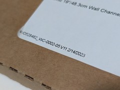 GCX WC-0002-05 seismic 19in wall channel with hardware 411959-001 Rev B as shown