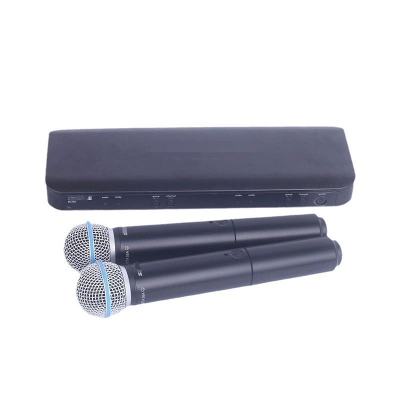 HOT BLX288 SM58 Professional Wireless Microphone 2 with Receiver Stage Handheld
