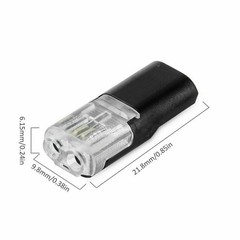 Wire Connectors, Double Wire Plug in Connector with Locking Buckle (50/20 PCS)