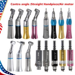Estilo NSK Dental Baja Velocidad pieza de mano Contra Angulo Motor de aire Kit