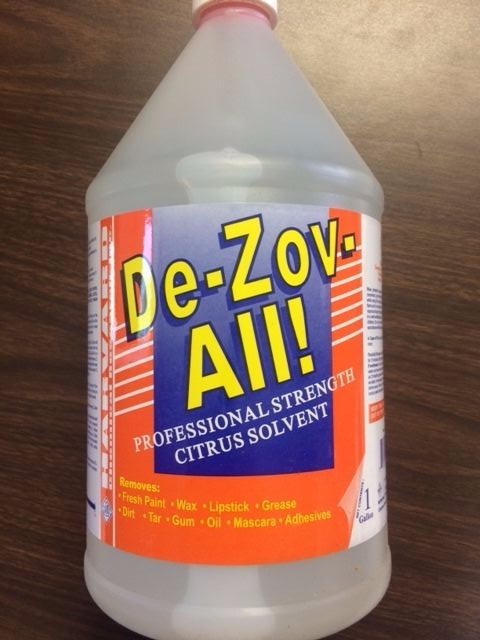 HARVARD DE-ZOV-ALL PROFESSIONAL CITRUS SOLVENT SPOTTER DEZOVALL 2 GALLONS