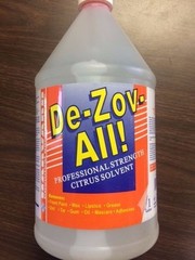 HARVARD DE-ZOV-ALL PROFESSIONAL CITRUS SOLVENT SPOTTER DEZOVALL 2 GALLONS