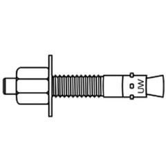 3/8″-16 x 3 3/4″ Ultrawedge Wedge Anchors, 316 Stainless Steel A4 (25 Pack)