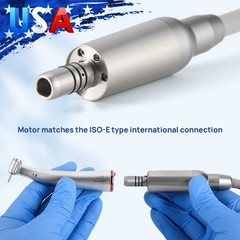 Dental LED Brushless Electric Micro Motor / 1:5 1:1 1:4.2 Fiber Optic Handpiece