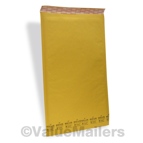 #7 25 Ecolite 14.25 x 20 Kraft Bubble Padded Envelopes Mailers 14.25 x 20