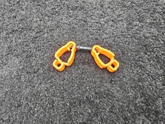 (QTY 100) Proto PPE Caddy Glove Holders Orange & Black JPPEGLV Easy Open
