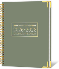 2026-2028 Monthly Planner – 3 Year Monthly Planner 2026-2028, Jan. 2026 – Dec