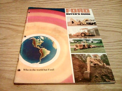 Ford Industrial Equipment Buyers Guide Loaders Backhoes Tractor Brochure.