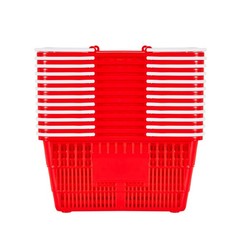 Uimoso Stackable Shopping Baskets with Handles – Set of 12 for Retail Use