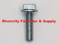 M8-1.25×30 Hex Head Flange Bolts 8mm x 30mm Grade 10.9 Steel Screws M8x1.25 x 30