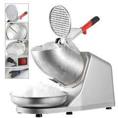 Electric Ice Crusher Shaver Machine Maker Shaved Ice Silver Snow Cone 143 lbs