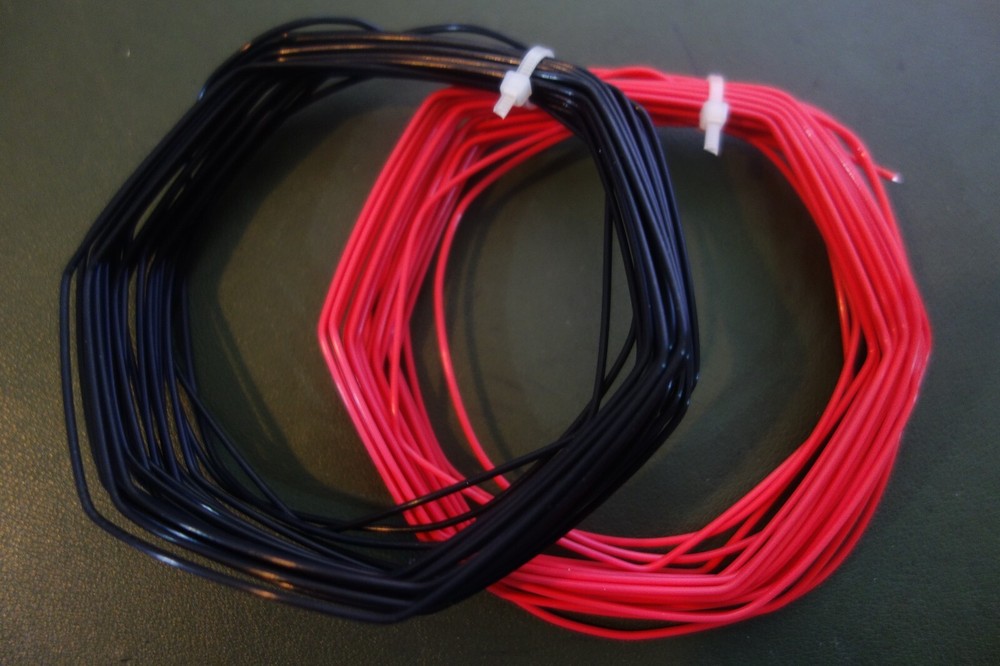 50 Ft – 18 Awg Silver Plated Copper Solid Core Teflon/PTFE Audio Bus Wire 2x25ft