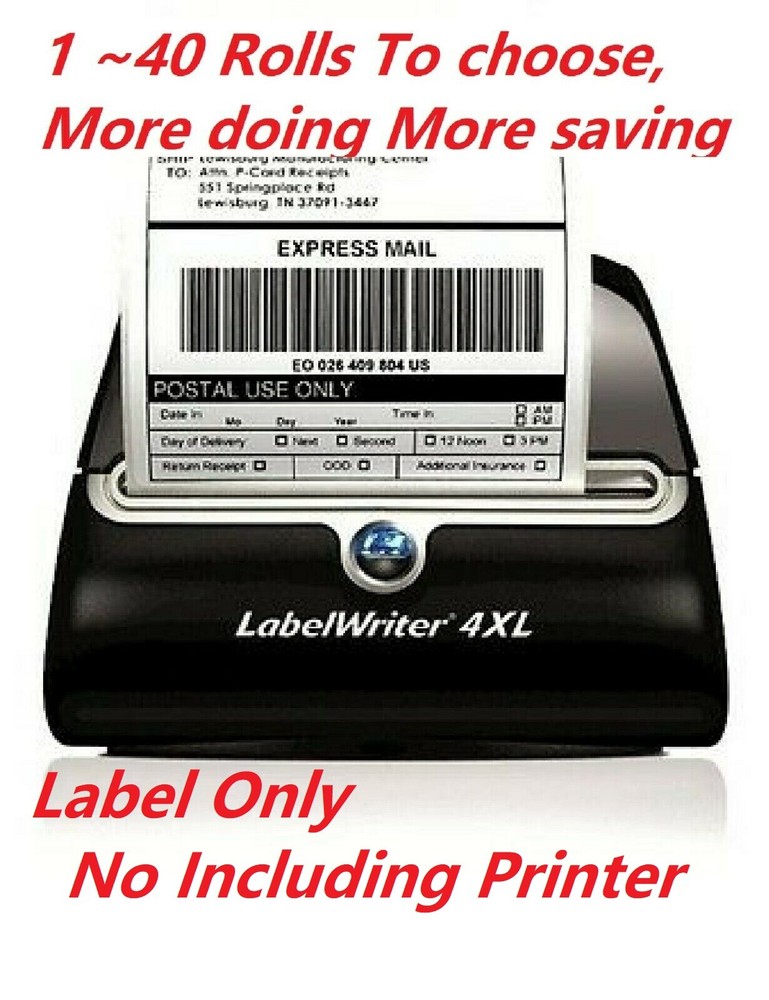 4×6 Label Shipping Address Postage Labels 1744907 fit DYMO 4XL 220 per Roll