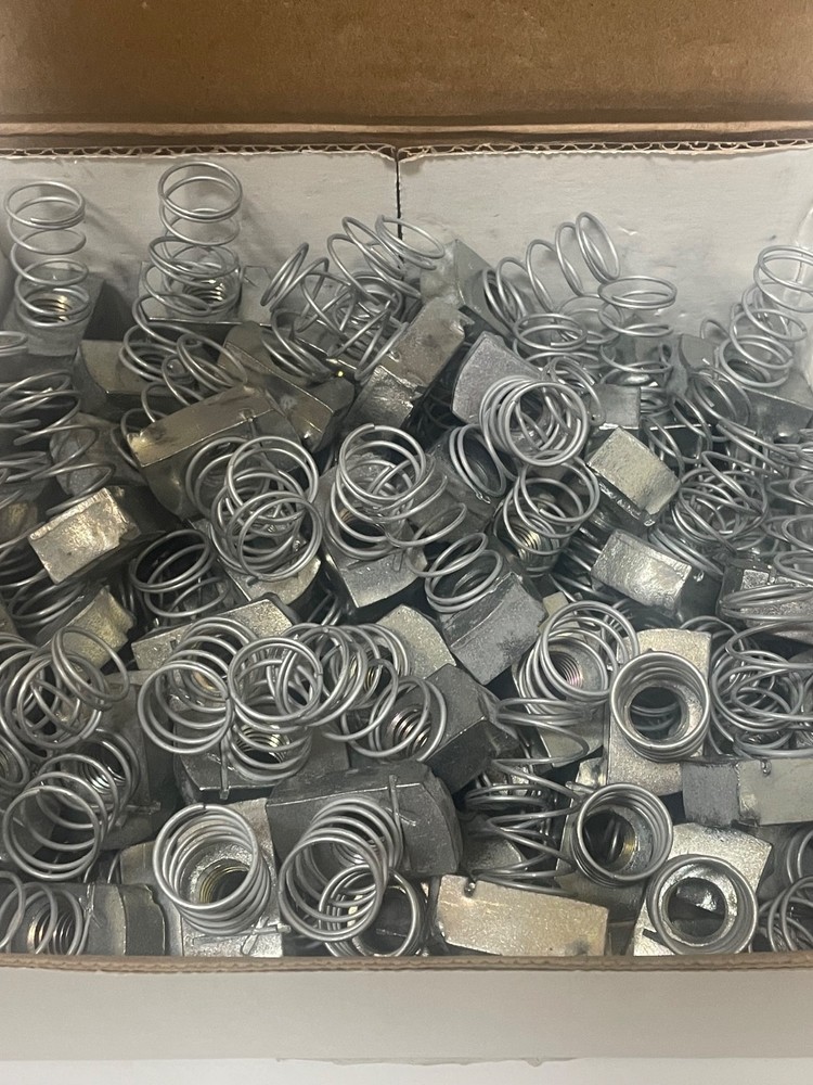 100 Count Box – Unistrut 1/2-13 Spring Nuts for Unistrut B-Line Channel N1010 EG