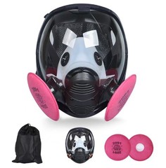 15 in 1 Full Face Gas Mask Respirator Safety Painting Spraying Facepiece 6800