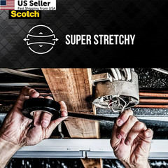 Scotch Vinyl 700 Electrical Tape 5 Rolls Black 3/4-in x 66-ft Commercial FROM US