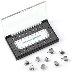 10X AZDENT Dental Ortho MIM Self Ligating Bracket Mini Roth.022 Hooks 345