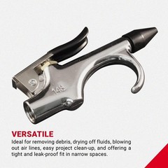 Milton S-153 1/4″ NPT Lever Style Blow Gun, Single, United States