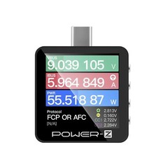 USB C Power Meter USB C Tester, USB Multimeter 0-50V 0-6A PD3.1 QC5.0 High Pr…