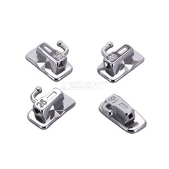 100X Dental Ortho MIM Self Ligating Bracket Brace Mini Roth.022 Hooks 345 AZDENT