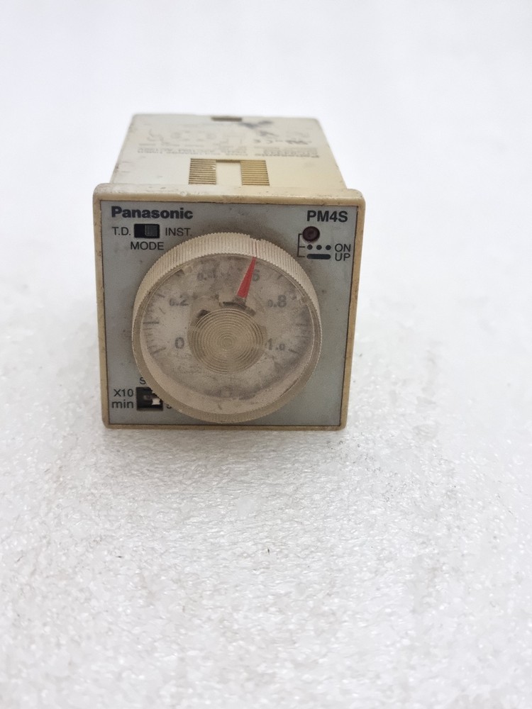 Panasonic PM4S Multirange Timer PM4S-A2C10M-AC 120V 100-120v Made Taiwan