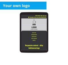 eBay template RESPONSIVE auction template HTML template without active content