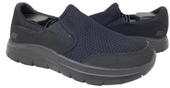 Skechers Men’s Work RF Mcallen Slip On Slip Resistant Shoes Blk Size:11.5 156RT