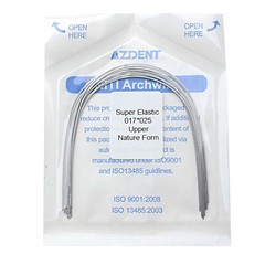 AZDENT Dental Orthodontic Super Elastic Niti Arch Wires Rectangular Ovoid/Nature
