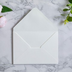 PONATIA 50 PCS A7 Envelopes, 5.25 x 7.25” Matte Ivory Envelope, Perfect 5×7 …