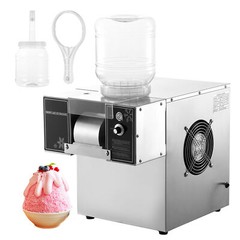Commercial Snowflake Machine Ice Shaver Snow Cone Shaving Maker Adjustable Speed