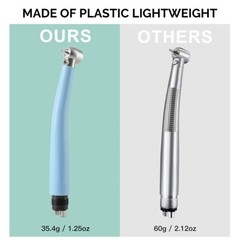 2 Color Dental LED Integrate E-generator High Speed Handpiece 3 Way Spray 4Holes