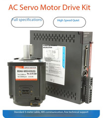 AC Servo Motor Drive Kit: 220V Controller, Spindle, PLC, and Gearbox