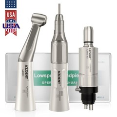 NSK Pana Max Style Dental LED High Low Speed Handpiece Kit Contra Angle 2/4Hole