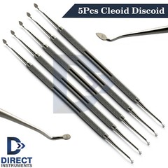 5Pcs Discoid Cleoid Carver Amalgam Dental Excavator Restorative Flash Remover CE