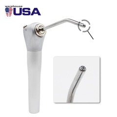 Dental 3 Way Air Water Syringe Triple Spray Handpiece with 2 Nozzles Tips Tubes