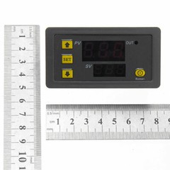 High Precision Digital Temperature Thermostat Controller Red Blue W3230 AC 110V