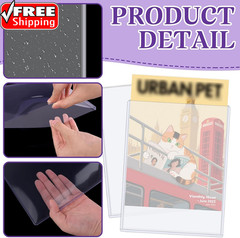 4 Pack Hard Plastic Magazine Protectors, Clear Magazine Display Sleeves Premium