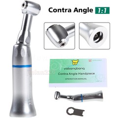 NSK Style Dental Slow Low Speed Contra Angle Handpiece Push Button Attach E-Type