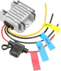 Uxcell Power Voltage Converter DC 12V/24V to DC 6V 10A 60W Waterproof Voltage Co
