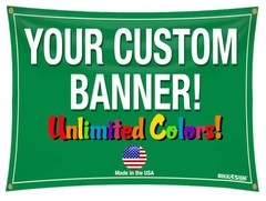 3’x 5′ Full Color Custom Banner High Quality Vinyl 3×5