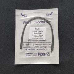 Dental Orthodontic Super Elastic NITI Arch Wires Round Natural Form Arcs Wire