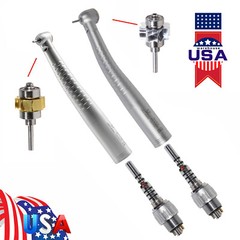 KAVO Style Dental Fiber Optic LED High Speed Handpiece / Quick Coupler 4/6 Holes