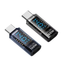 USB C Adapter LED Wattage Display 140W 40Gbps 8K USB C Extension PD3.1 Type5464